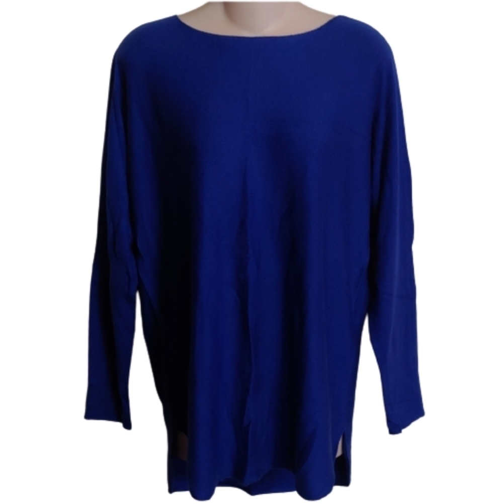 Inc International Concepts Blue Wool Blend Sweater Size Women's Small